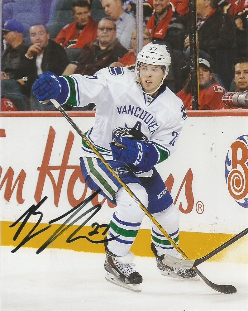 Vancouver Canucks Ben Hutton Autographed Signed 8x10 NHL Photo Poster painting COA H