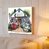 Framed Quilt Shop-Paint by Numbers Acrylic Painting 35*35CM With Color Box 5ML(24Colors)