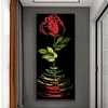 Rose - 9CT Full Beaded Cross Stitch Kit(31x77cm)