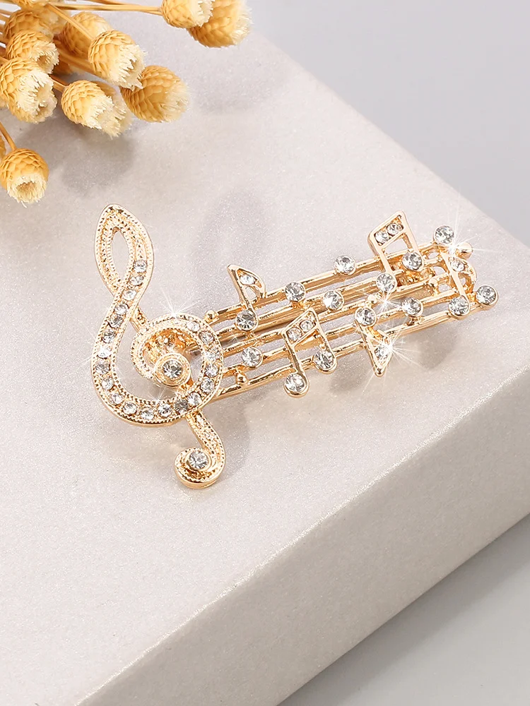 Musical Note Inspired Brooch