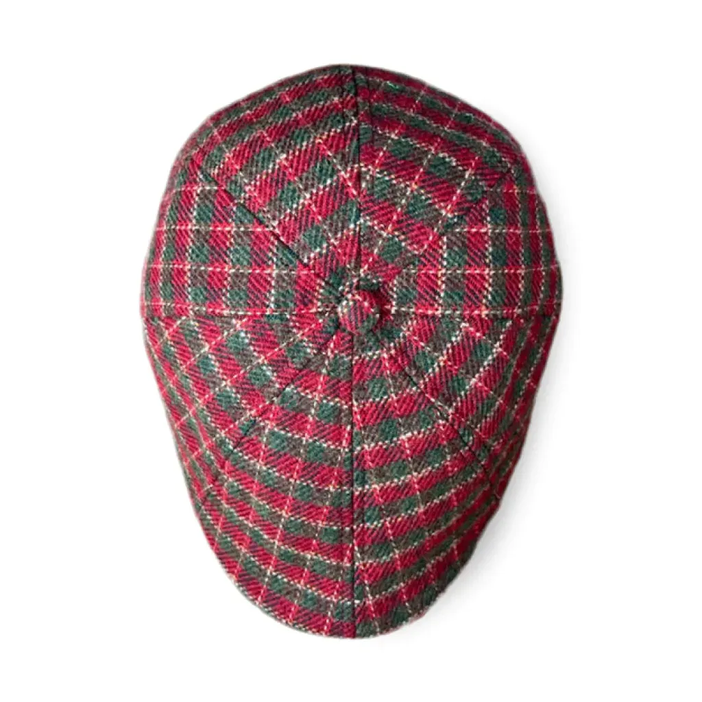 Hatsfashion-The Wonderland   Cap - Red & Green Plaid