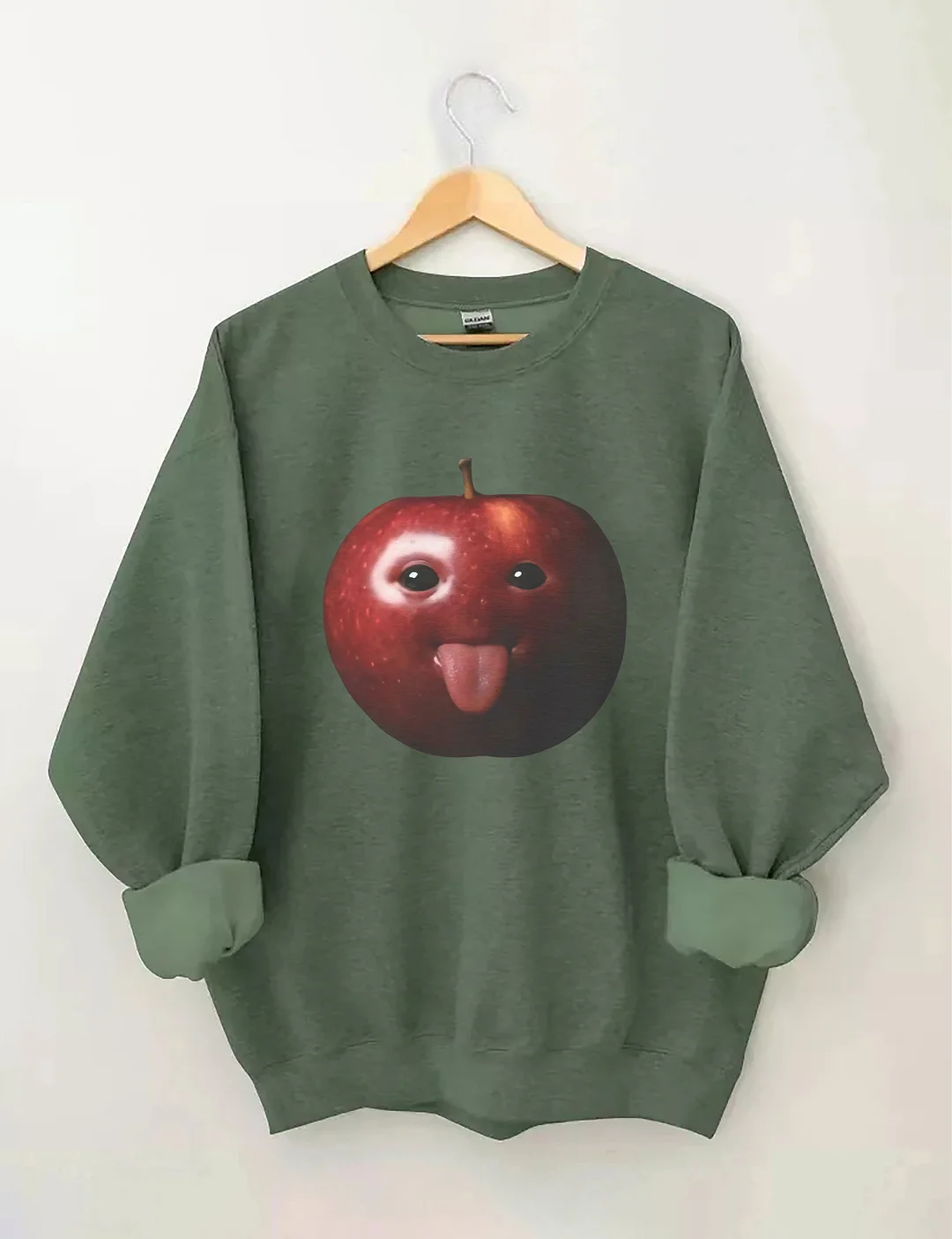 Silly AI Apple Meme Sweatshirt