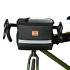8L Bike Front Bag Waterproof Touch Screen Phone Handlebar Bag for Camping