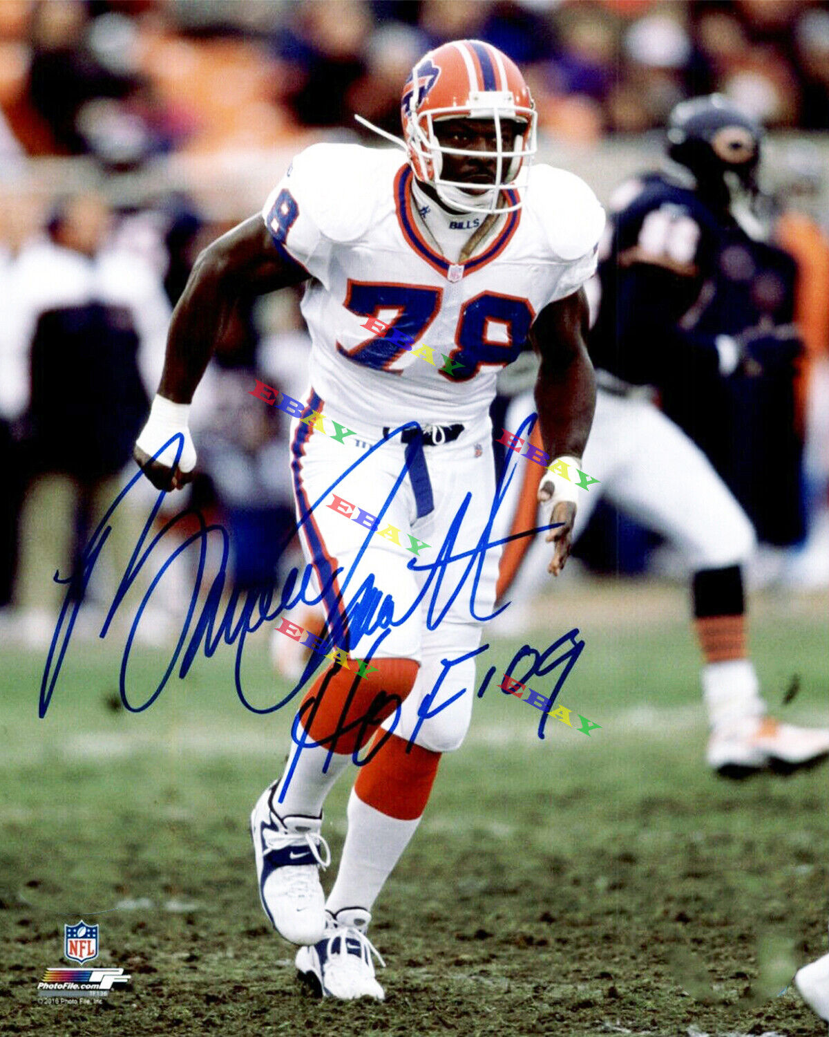 Bruce Smith Buffalo Bills Autographed Signed 8x10 Photo Poster painting Reprint