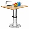 [US Local Warehouse] Pneumatic Table Leg Base Detachable 3-Level Adjustable Aluminum Alloy Table Base