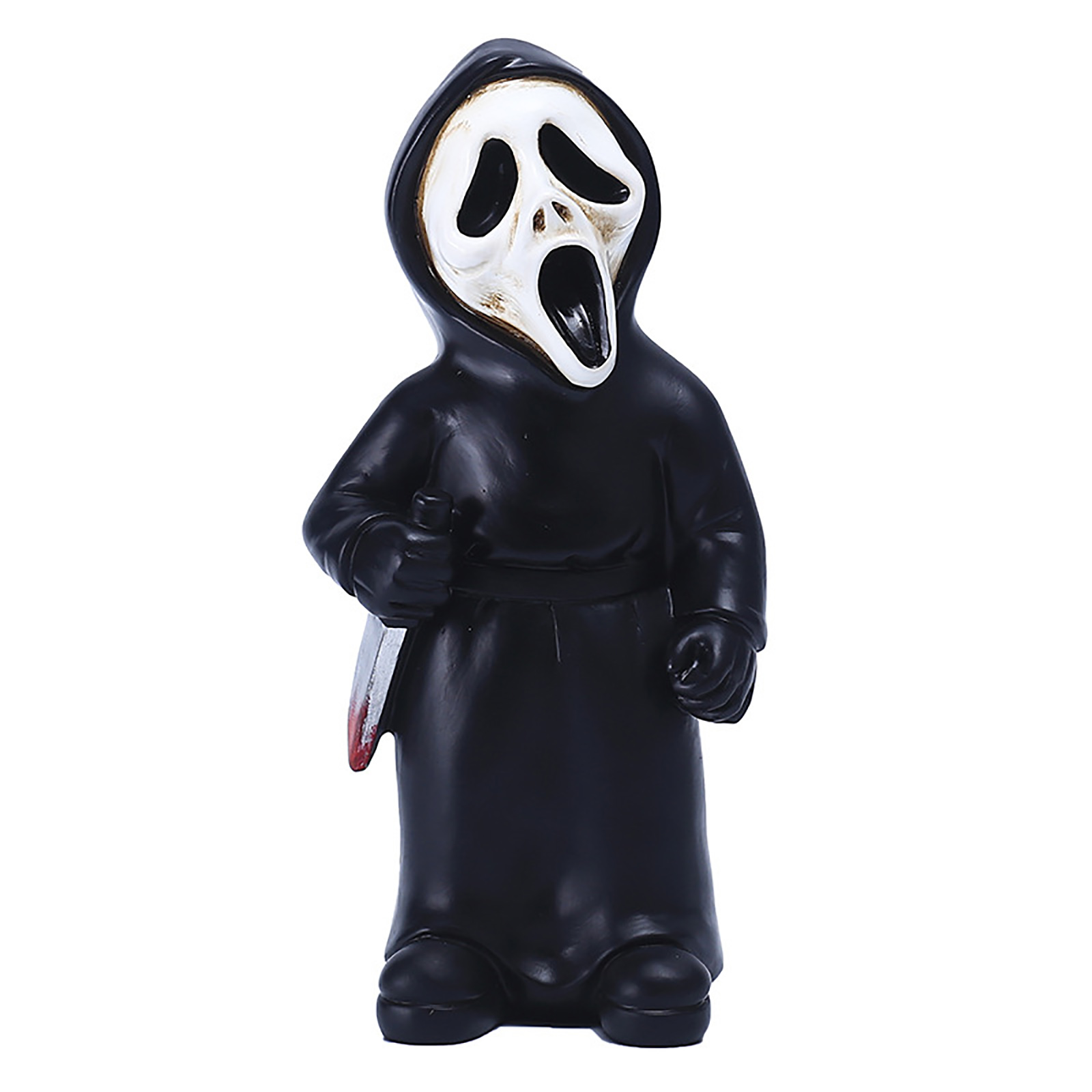 Halloween Screaming Ghost Decor - Resin Terror Scarecrow Statue Decoration, 501 Original