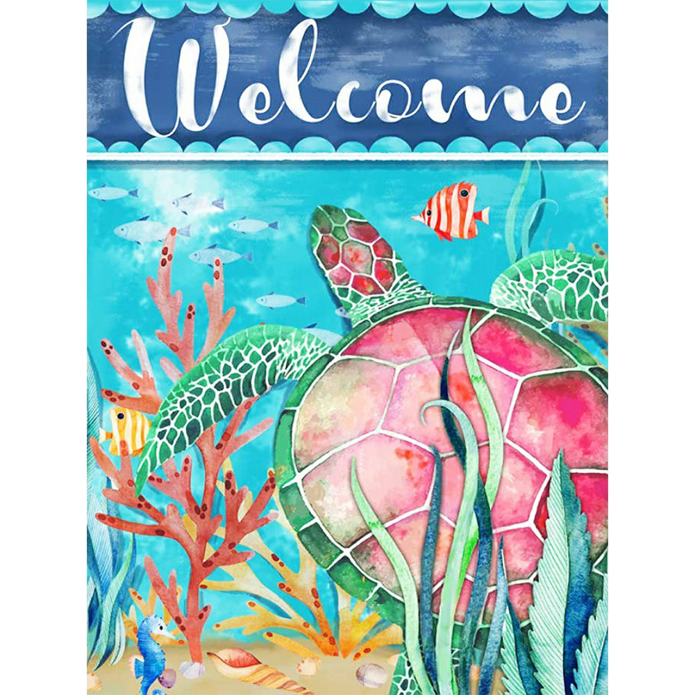 

Sea Turtle - Round Drill Diamond Painting - 30*40CM, 501 Original