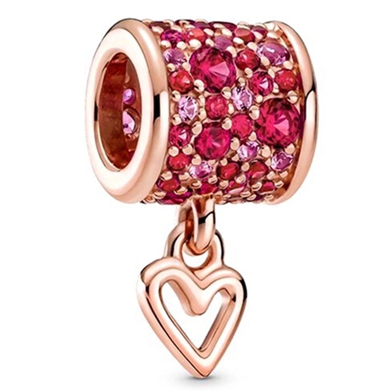 10 Pieces Cartoon Style Geometric Animal Metal Plating Inlay Rhinestones Jewelry Accessories