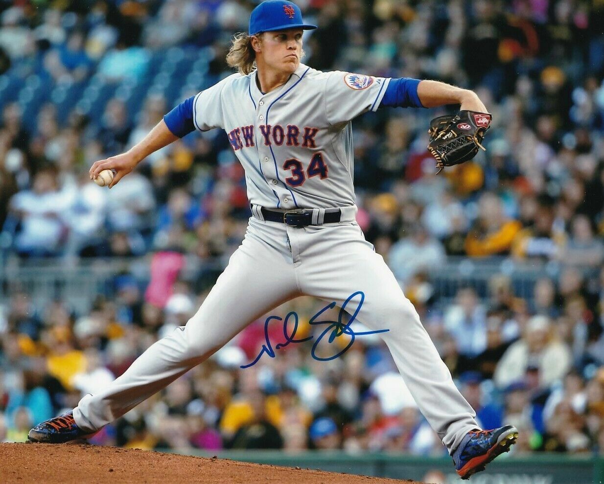 Noah Syndergaard Autographed Signed 8x10 Photo Poster painting ( Mets ) REPRINT