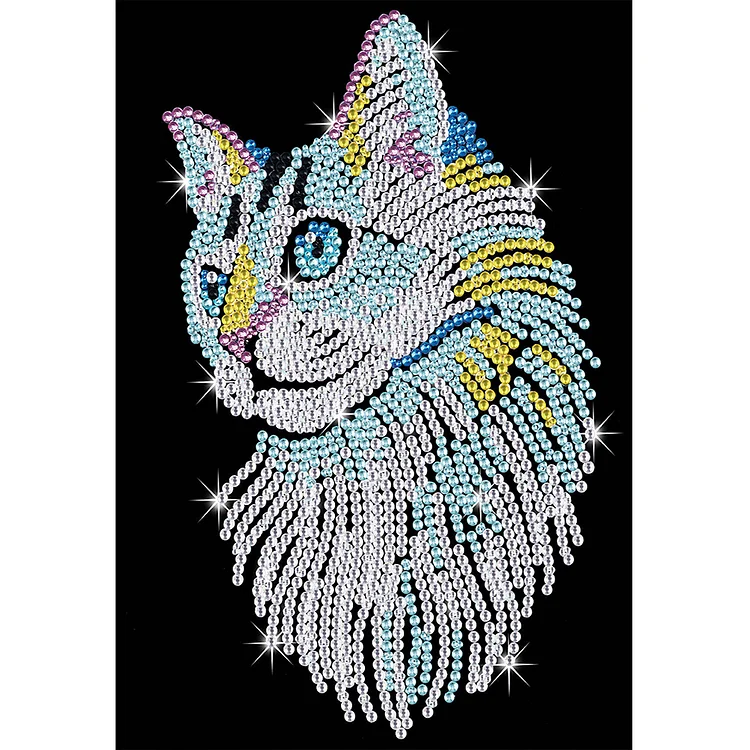 Kitty - Partial Drill - Crystal Diamond Painting(30*40cm)