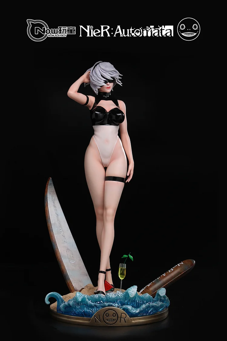PRE-ORDER Now Playboy Studio - Nier: Automata Surf 2B (Yorha No. 2 Type B) 1/4 Statue(GK) (Adult 18+)