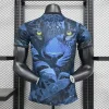 2024 Player Version Brazil Special Edition Blue Leopard Soccer Jersey