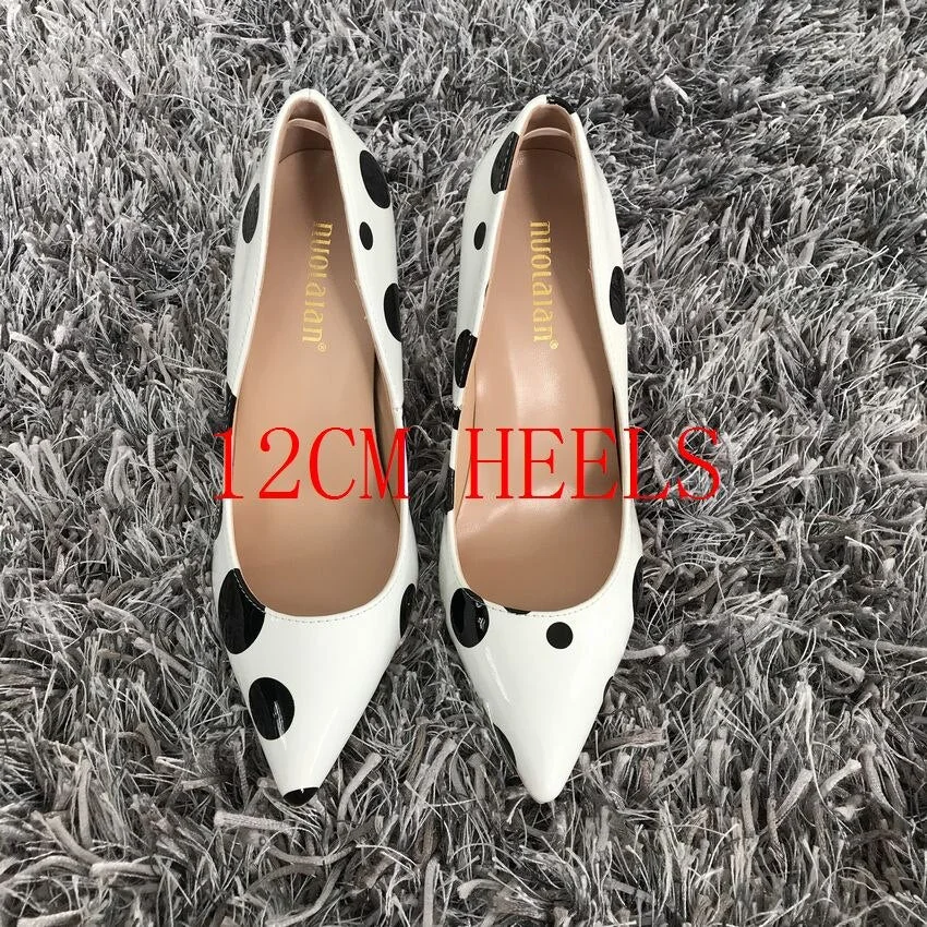 2020 Women Pumps yellow Patent Leather Super High Heels Sexy Ladies Pointed Toe Stiletto Pumps Slip on Heeled Party Shoes Woman