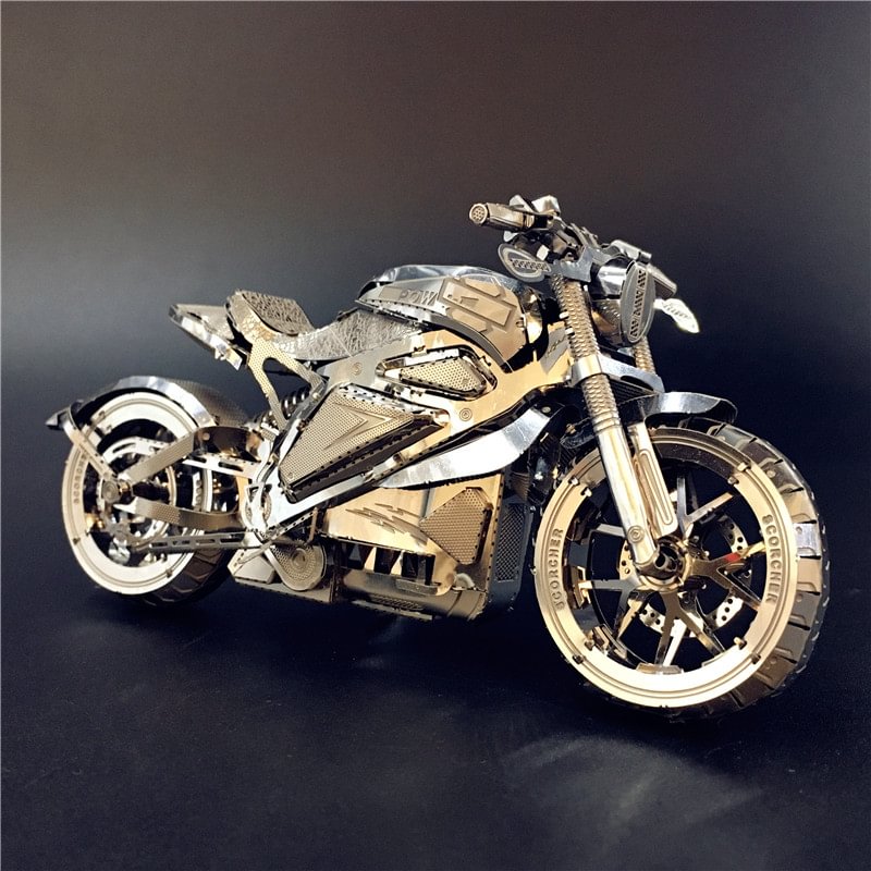 3D Metal Puzzle Motorcycle | IFYHOME