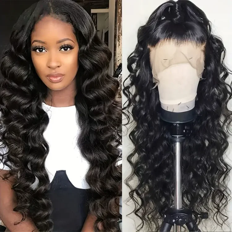 Wave Human Hair T-Part Lace Front Wig - Pre Plucked with Baby Hair - Perfect for Women