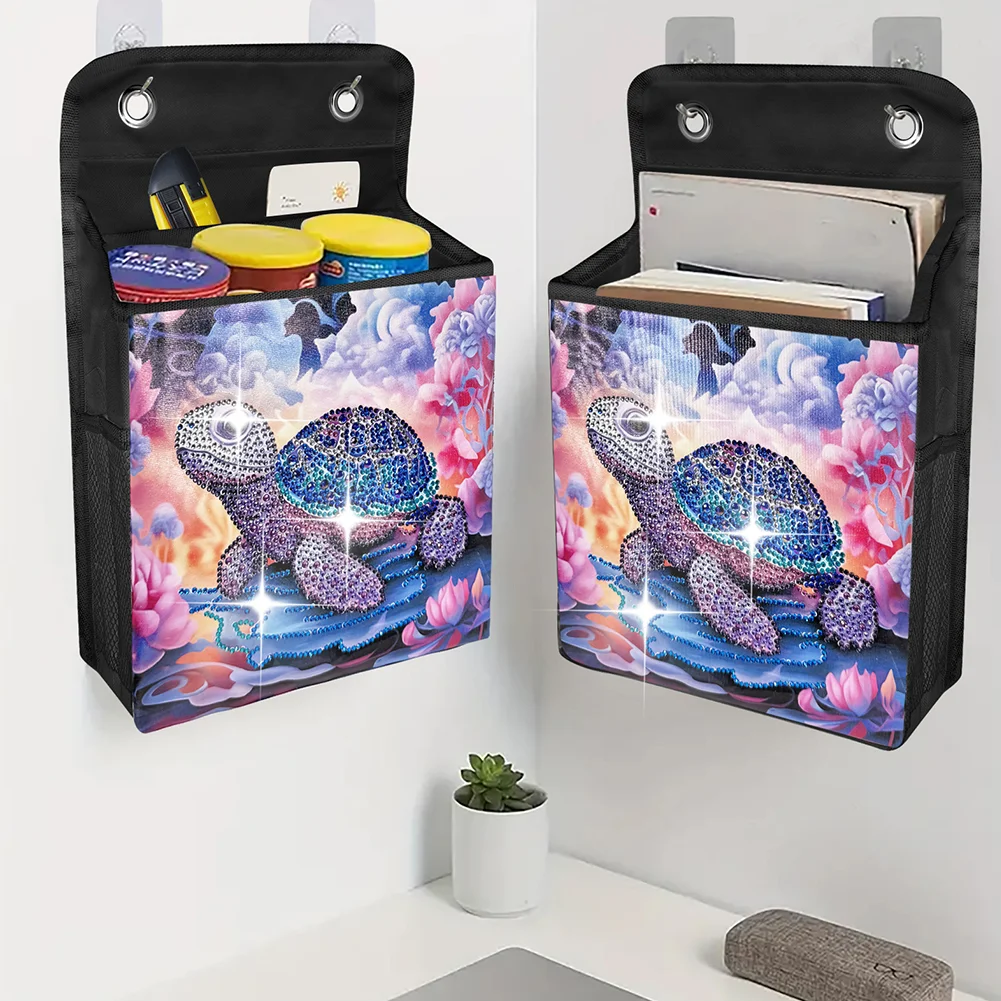 DIY Sea Turtle Diamond Painting Storage Bag Diamond Art Sundries Holder Bag