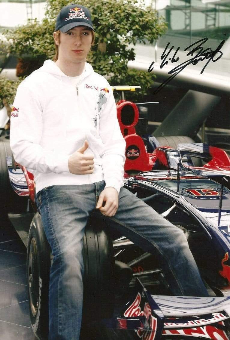 Mirko Bortolotti ITALIAN RACING DRIVER autograph, In-Person signed Photo Poster painting