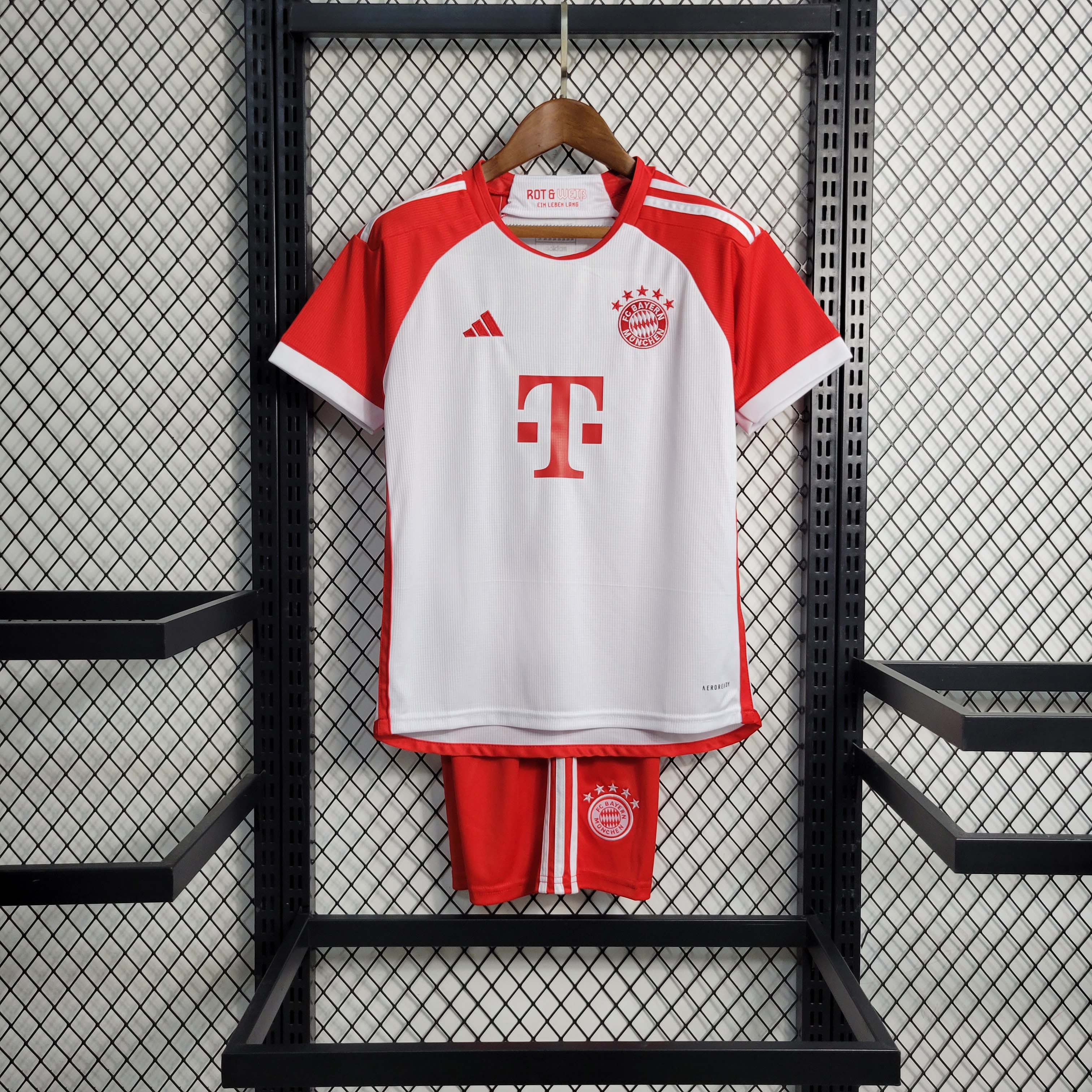 2023-2024 KIDS Bayern Munich HomeFootball Shirt 1:1 Thai Quality