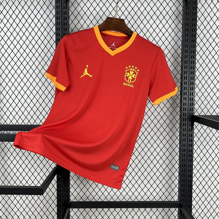 Players 2025 Brazil Jordan Special Edition Red Jersey