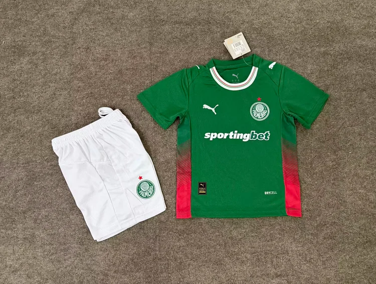 26-27 Palmeiras Home Stadium Children's Kit