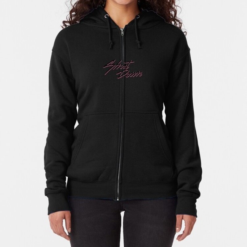 BLACKPINK Shut Down Zip-Up Hoodie