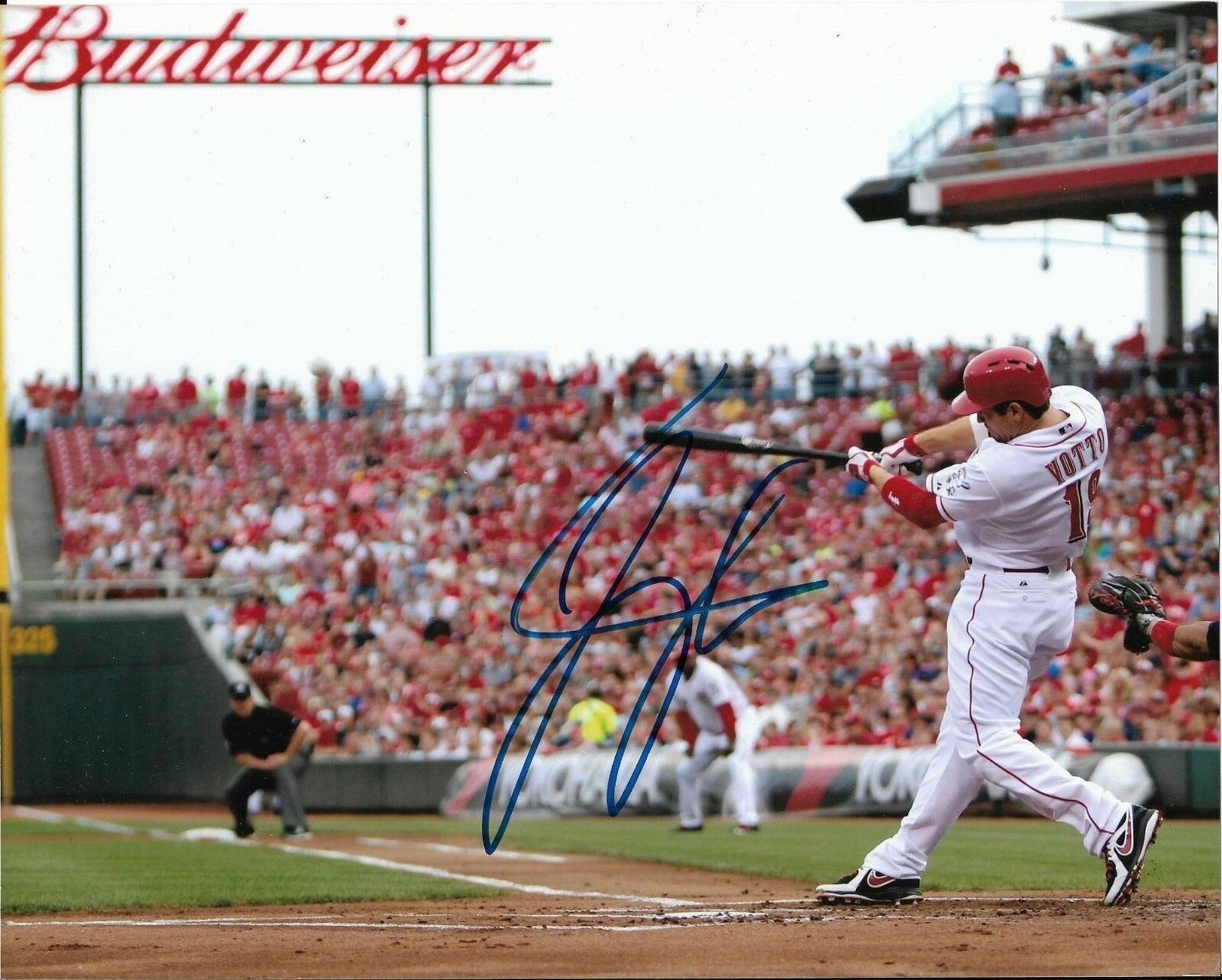 Joey Votto Autographed Signed 8x10 Photo Poster painting ( Reds ) REPRINT