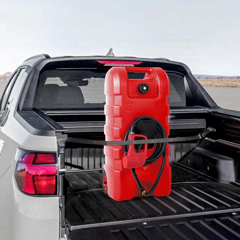 Product Introduction of 【GARVEE】 15 Gallon Portable Fuel Caddy with Siphon Pump and 10ft Hose - Ideal for Gasoline and Diesel Storage on Wheels for Cars, Lawn Mowers, ATVs, and Boats Available in Red, Yellow, and Gray Options. 6