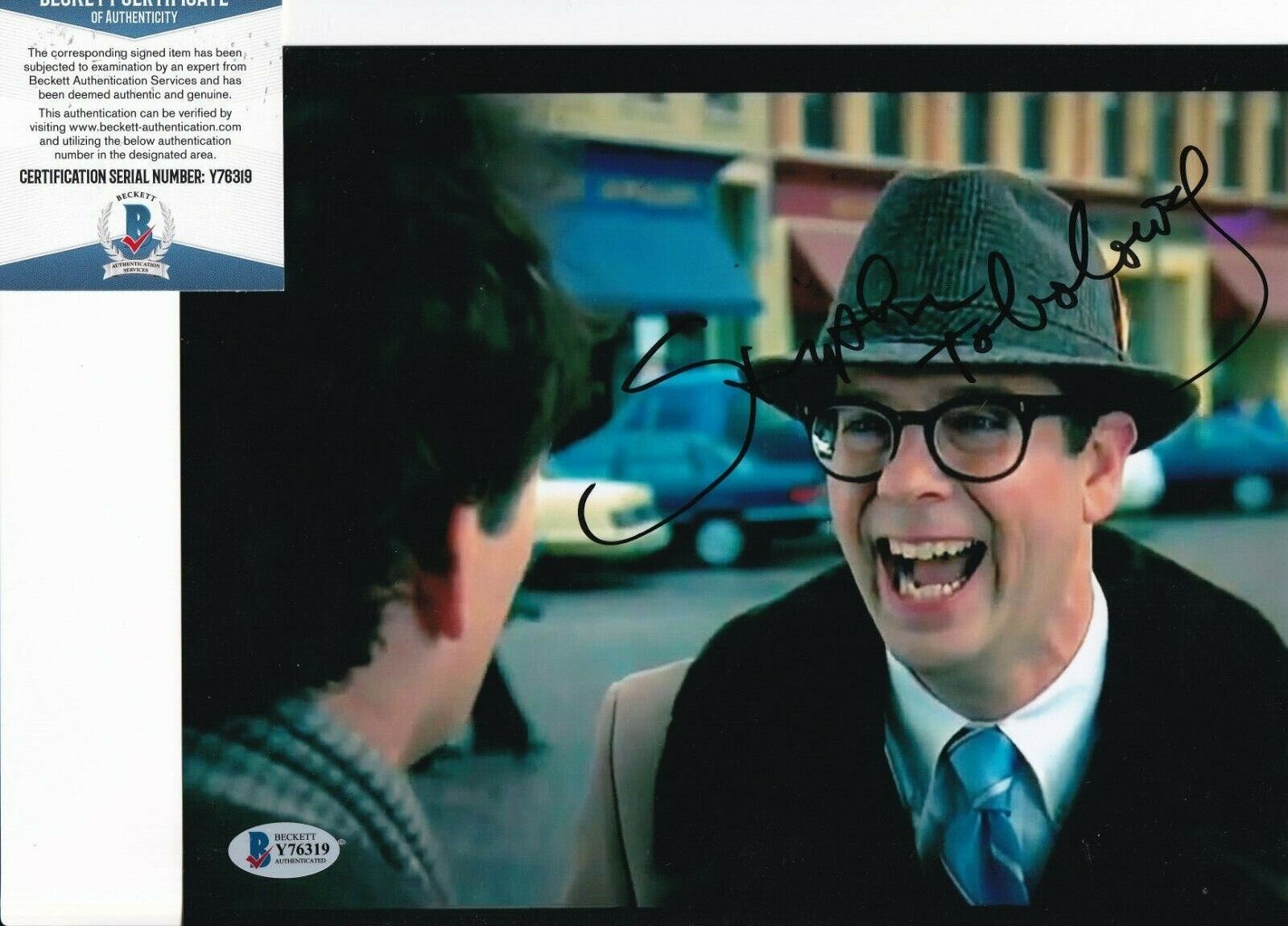 STEPHEN TOBOLOWSKY signed (GROUNDHOG DAY) Movie 8X10 Photo Poster painting BECKETT BAS Y76319