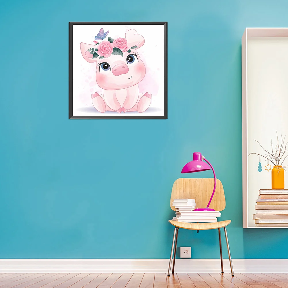 Full Round Diamond Painting 30*30cm - Cartoon Animals