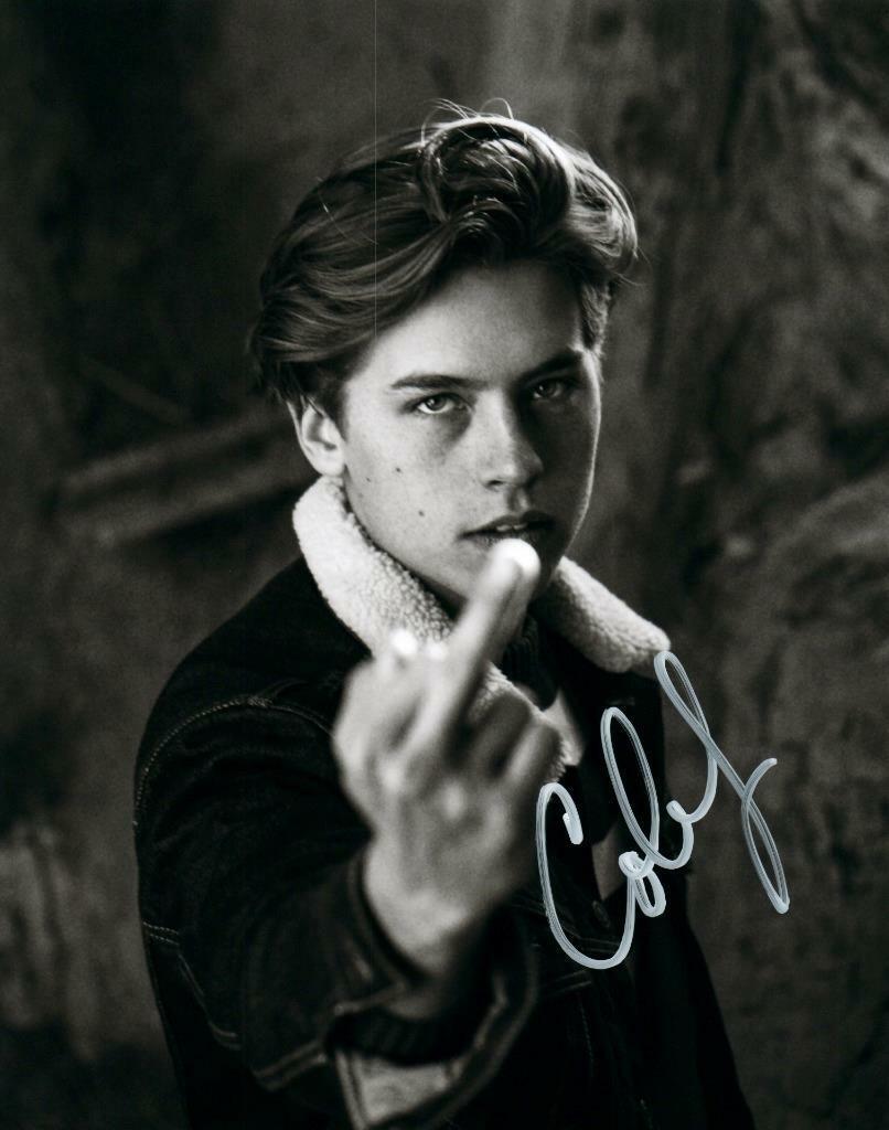 Cole Sprouse autographed 8x10 Photo Poster painting Really nice signed Photo Poster painting and COA
