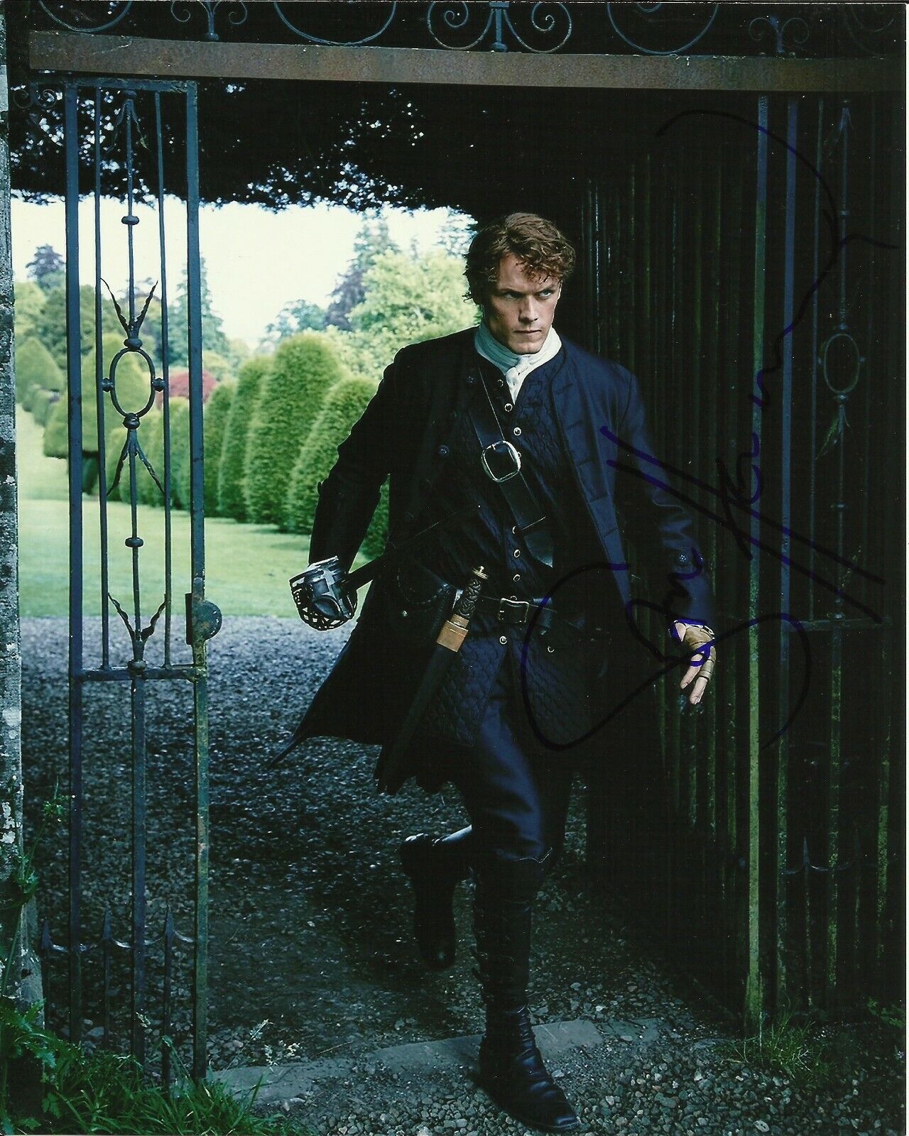 SAM HEUGHAN SIGNED OUTLANDER Photo Poster painting UACC REG 242 AUTOGRAPHS (15)