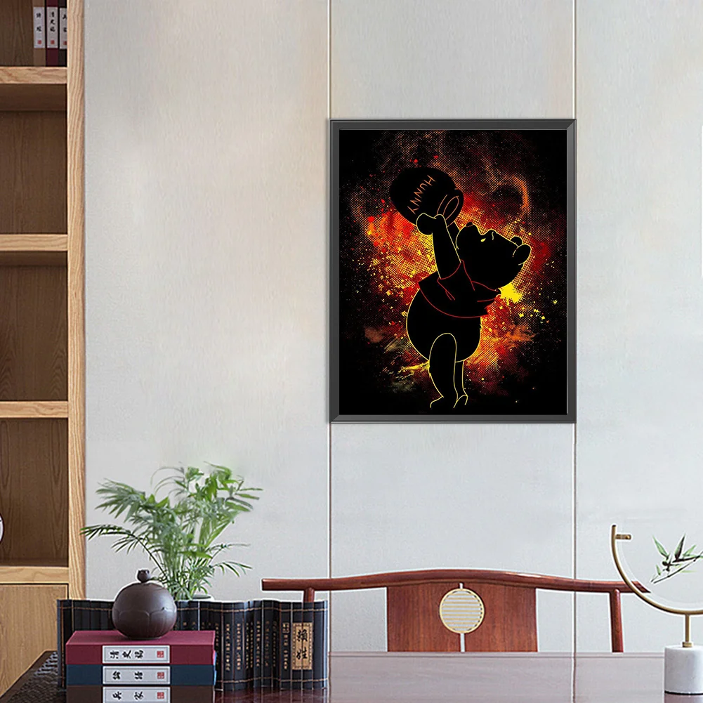 Diamond Painting - Full Round Drill - Winnie the Pooh(Canvas|40*50cm)