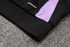 Joyfball 2024 Germany Half-Pull Hat Style Training Suit Black Football Shirt 1:1 Thai Quality