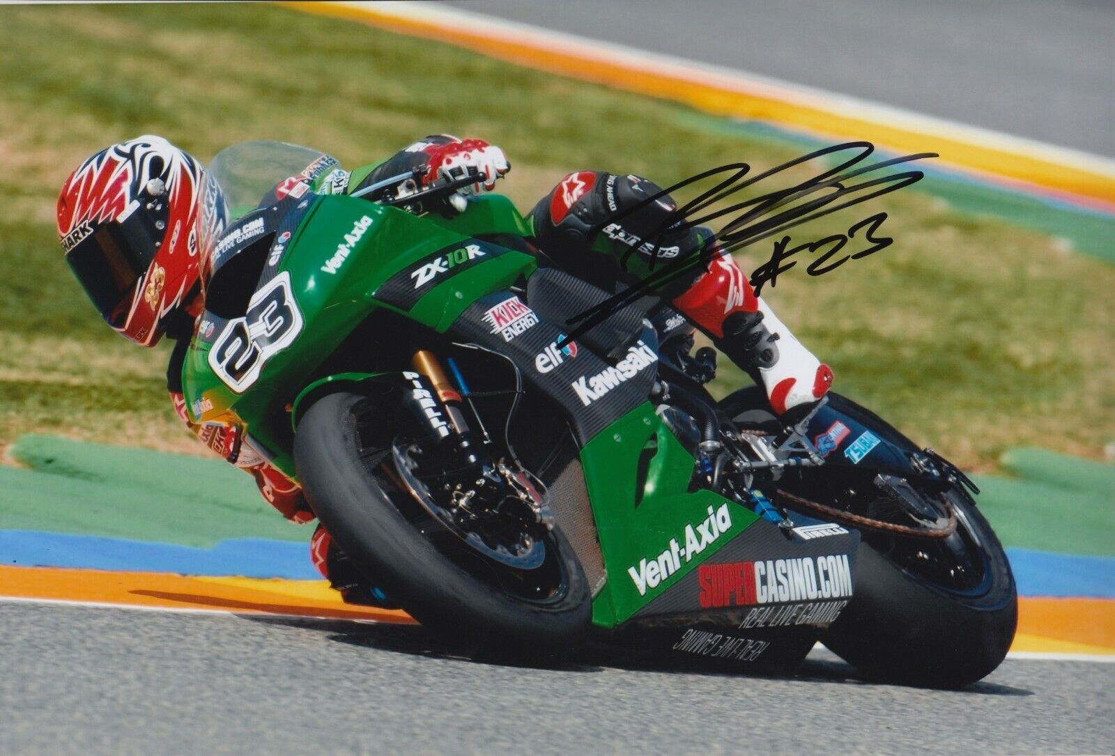 Broc Parkes Hand Signed 12x8 Photo Poster painting - MotoGP Autograph.