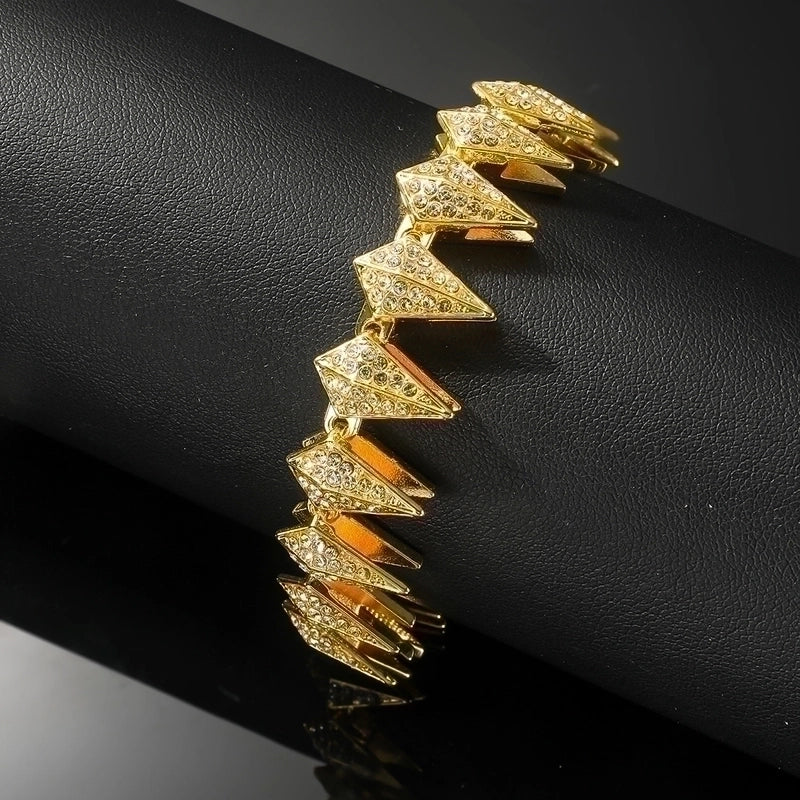 Hip-hop Geometric Alloy Men’s Bracelets