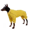 Dog Raincoat Hooded, Waterproof Double Layer Dog rain Coat Jacket with Cotton Lining for Small Medium and Large Dog
