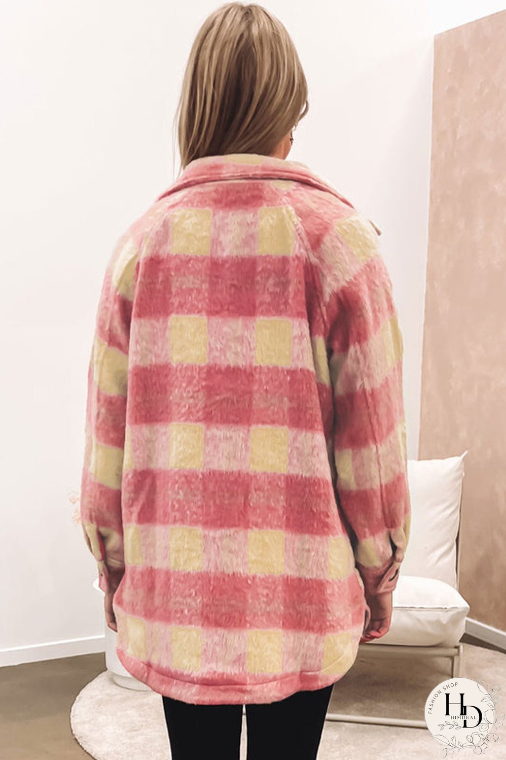 Stylish Plaid Shacket for Women