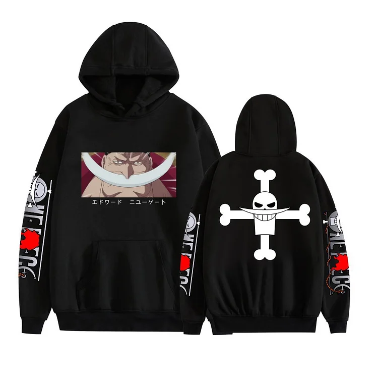 One Piece Shirohige Anime Aesthetic Hoodie Pullover weebmemes