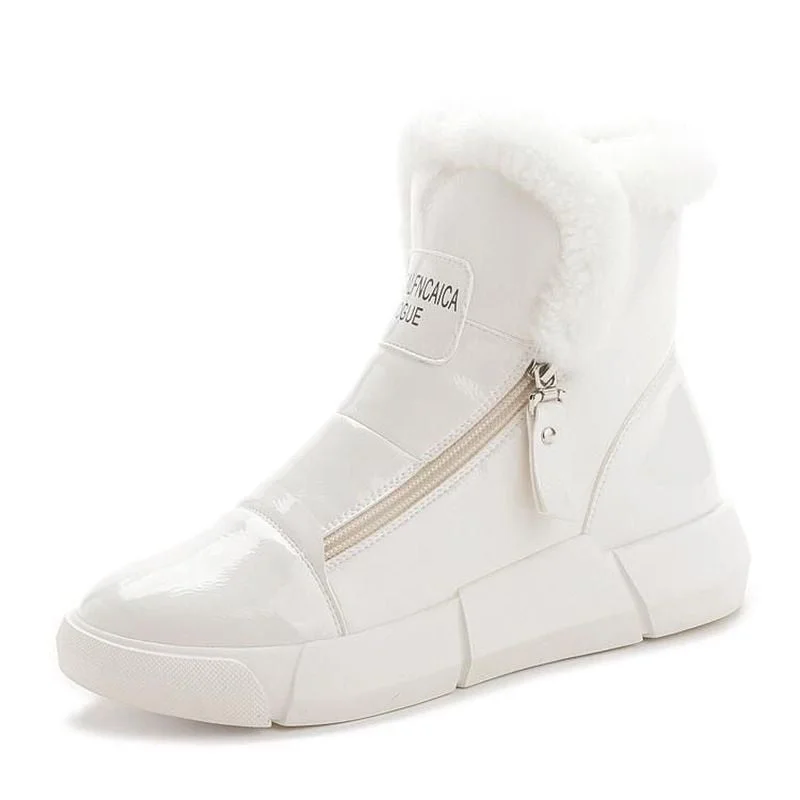 Winter women's shoes 2021 new fashion short boots plus velvet high-top sneakers warm cotton shoes snow boots women's trend
