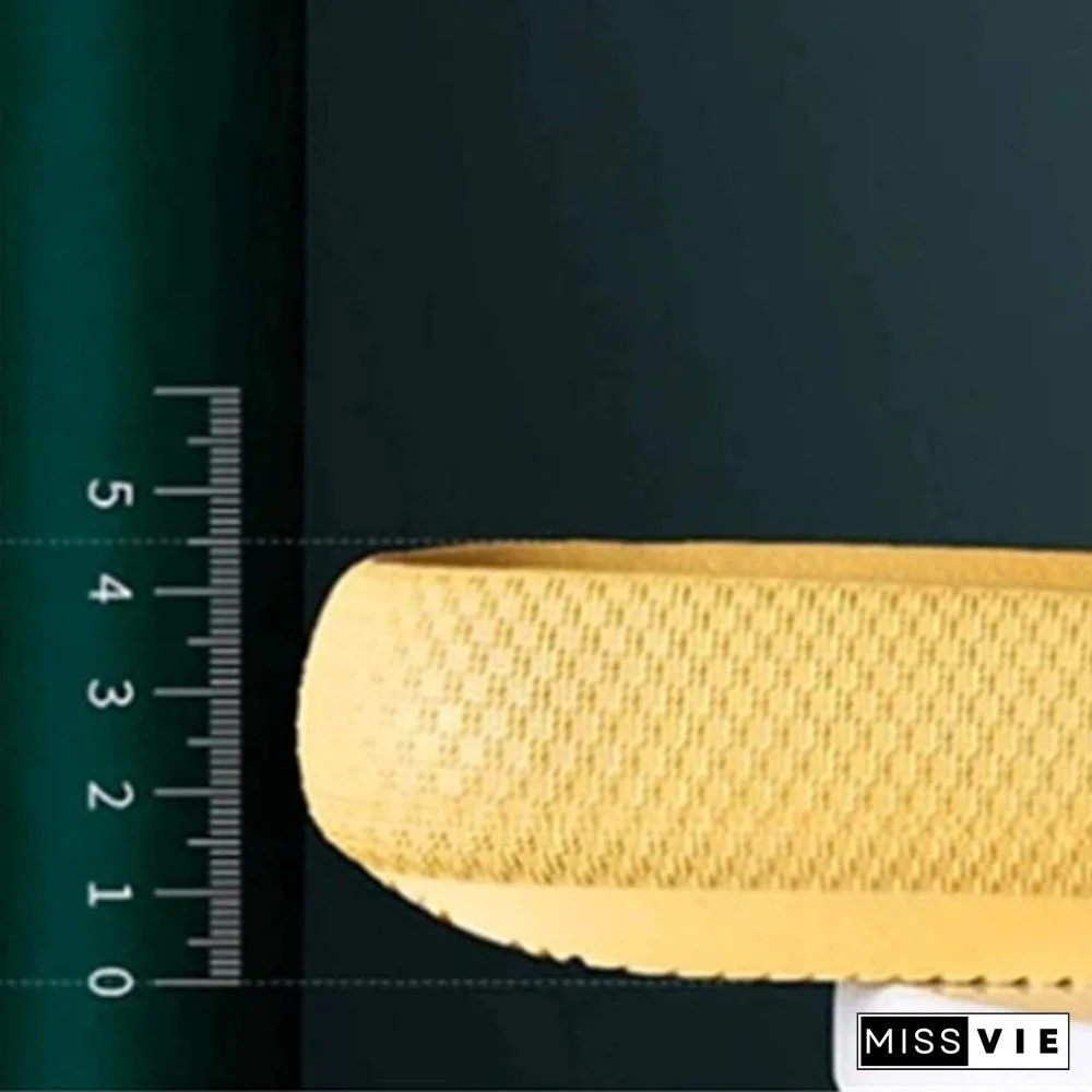 5 Colors Newest Super Soft Sandals Unisex Home Slippers Solid Color Thick Soled EVA Anti skid Fashion Sandals Quick Dry Shower Slippers Outdoor Bathing Slippers