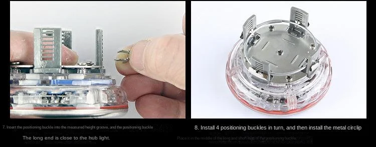 Car Modification Solar Hub Light