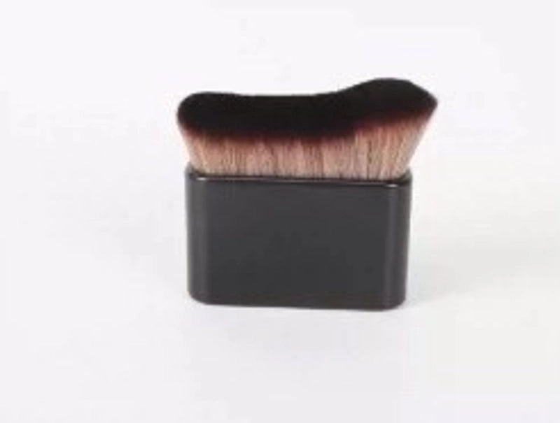 Soft Hair Makeup Brush Multipurpose Body Flat Brush Neck Brush Caterpillar Foundation Powder Brush