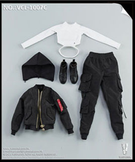 VERYOOL VCL-1007 1/6 Female Trendy Jackets Suits Soldier Clothes Model Fit 12'' Action Figure Body Dolls-aliexpress