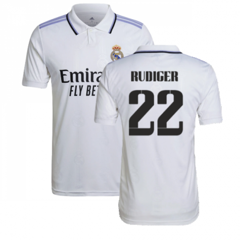 Real Madrid Antonio Rüdiger 22 Home Trikot 2022-2023