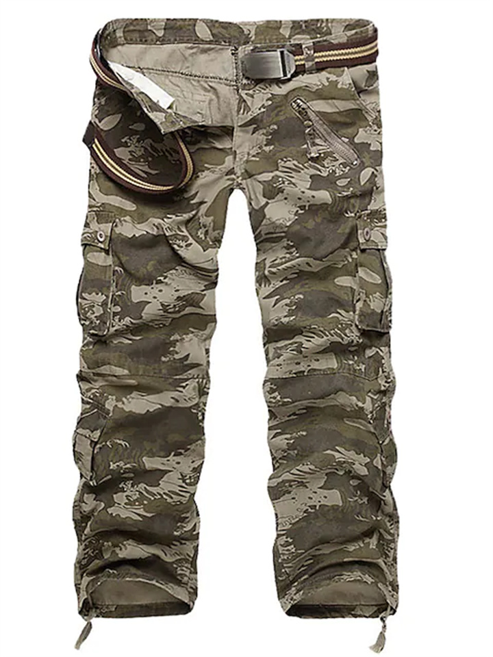 Men's Trousers Cargo Pants Camouflage Pants Outdoor Multi-pocket Overalls Work Pants