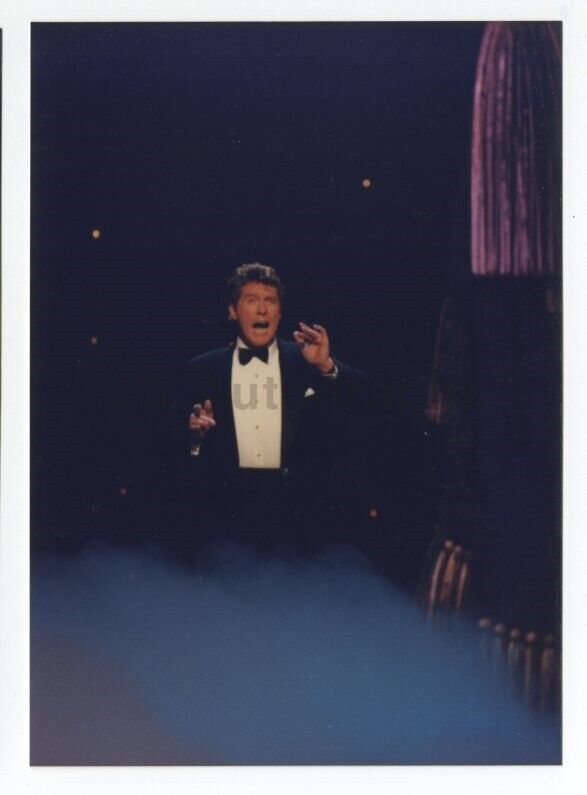 Michael Crawford - Candid Photo Poster paintinggraph by Peter Warrack - Previously Unpublished