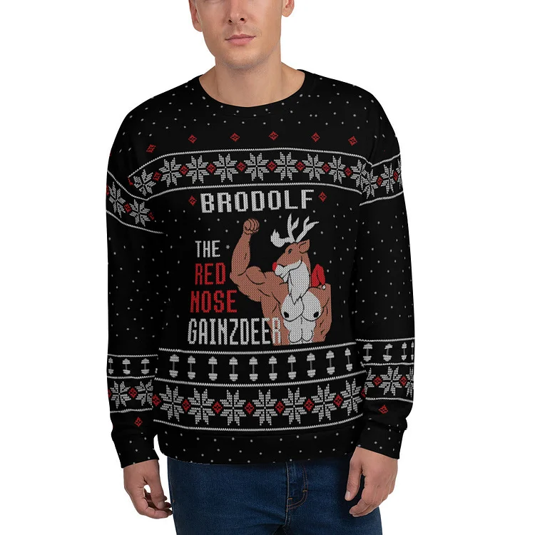 Brodolf The Red Nose Gainzdeer - All Over Pri