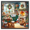 (Multi-Style) Christmas House-11CT Stamped Cross Stitch 50*50cm