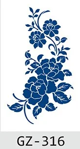 Drop Shipping Temporary Tattoo Stickers Sexy Flowers Juice Ink Lasting Girl Arm Neck Back Waist Buttocks Fake Tatoo Hot Sale DIY