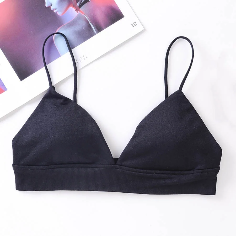 CINOON Women'S Underwear Top Bras For Women Sexy Lingerie Wire Free Breathable Bra Push Up Bralette With Pad Vest Intimates